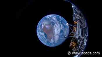 Private Odysseus moon lander beams home 1st photos from space