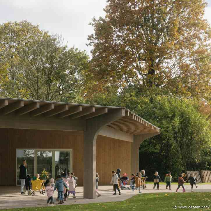WE-S Architecten designs Belgian nursery to resemble "a modest garden pavilion"