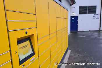 Schloß Holte-Stukenbrock mit neuer Smartphone Paketstation