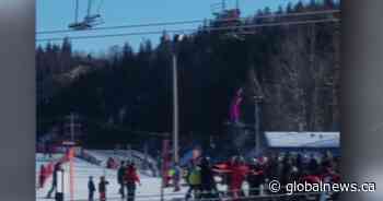 Ski staff catch child dangling from chairlift at Rabbit Hill near Edmonton
