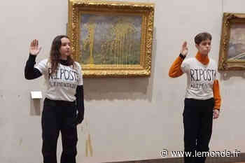 Climate-Protesting Art Vandals Throw Soup At A Monet