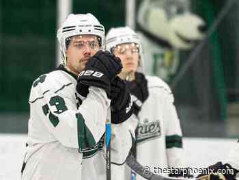 Unlucky bounce ends season: Hockey Huskies lose in OT to arch-rival Bears