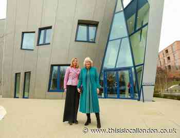 Queen Camilla opens Maggie's cancer centre at the Royal Free