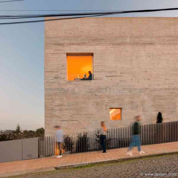 Spaceworkers frames views through deep concrete reveals at Portuguese house