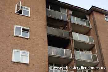 Woolwich Belson Road: Firefighters tackle fire at block of flats