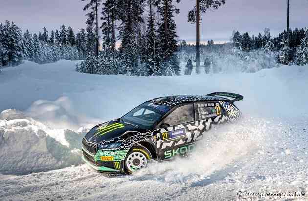 Rallye Schweden: Škoda Fabia RS Rally2-Fahrer Oliver Solberg beginnt seine WRC2-Titeljagd mit klarem Sieg