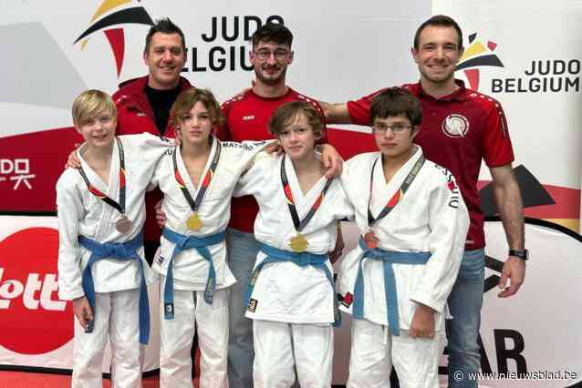 Drie keer goud en zes keer brons op judo-BK voor Jitsu-Kwai
