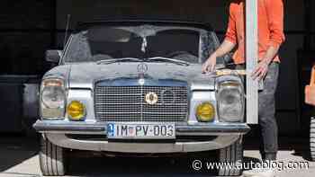 Small Croatian town builds stone Mercedes to honor migrant workers