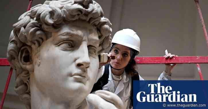 ‘Dust is everywhere’: rare glimpse of how Michelangelo’s David is kept clean
