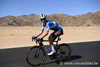 Neoprof Warre Vangheluwe rijdt Omloop het Nieuwsblad