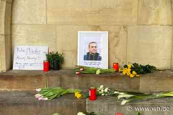 Gedenken an Alexej Nawalny auch in Münster