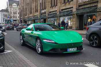Gespot – Ferrari Roma met een giftig kleurtje
