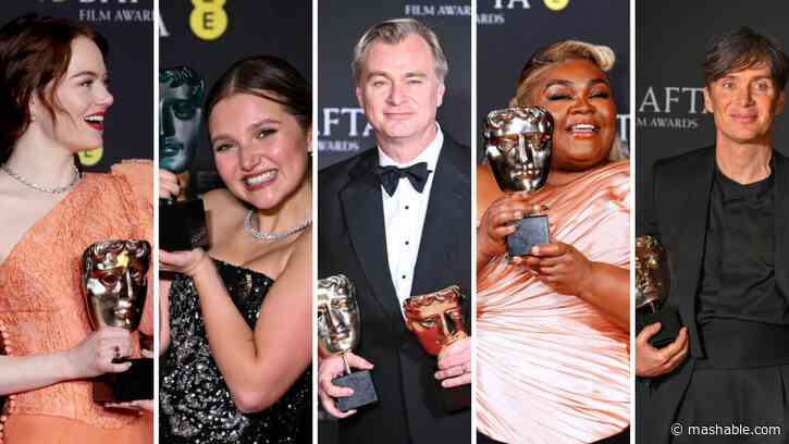 The complete list of winners at the 2024 BAFTAs