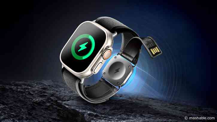Keep your Apple Watch powered up with this $40 watch band