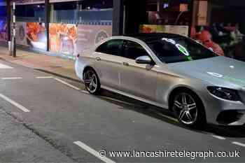 Driver reported after parking on zig zag lines in Blackburn