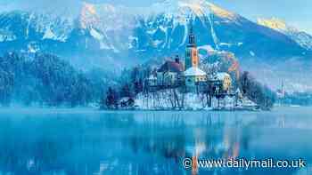 Snowcapped castles, frosty fairytale villages and spellbinding frozen lakes: Beautiful images that show how many of the world's most iconic destinations look at their best... in winter