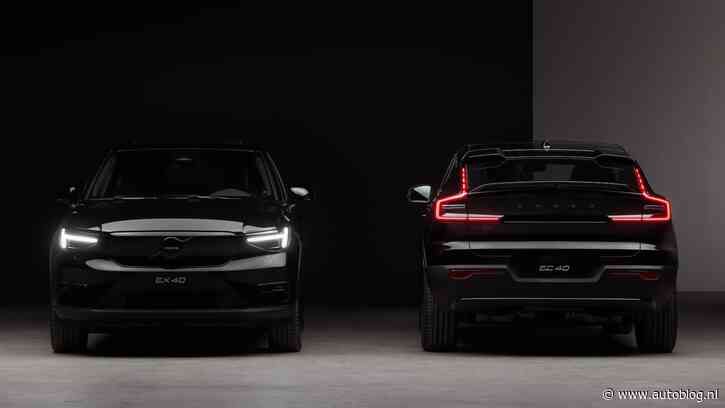 Nieuwe Volvo EX40 en EC40 komen bekend voor