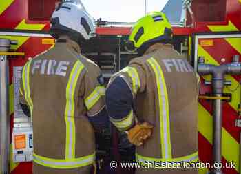 Three rescued after fire in Queen's Park block of flats