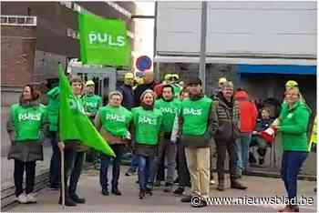 Werknemers Aveve leggen even werk neer voor premie 750 euro