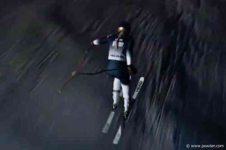 Lindsey Vonn Skis The Hardest Downhill Course At Night