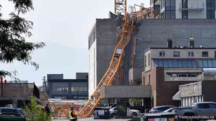 RCMP ask prosecutors to consider charge in B.C. crane collapse that killed 5