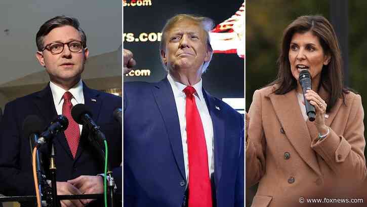 Speaker Johnson talks 2024 with Trump at Mar-a-Lago as Haley vows to stay in GOP primary