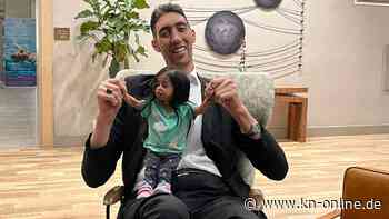 Guinness-Buch der Rekorde: Kleinster und größter Mensch treffen aufeinander