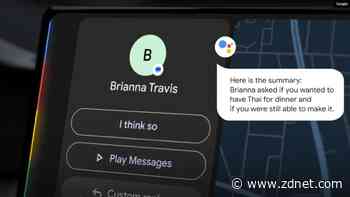 How Android Auto will use AI to summarize incoming text conversations