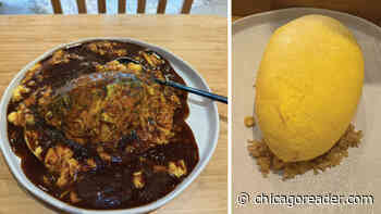 The camera eats first when omurice comes to the table