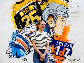 New CASA mural pays tribute to former Edmonton Oiler Colby Cave