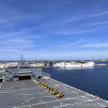 The Navy’s latest sea base is drone-ready