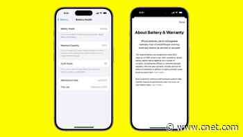 iOS 17.4's New Tool Shows if Your iPhone 15's Battery Health Is Normal     - CNET