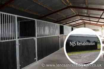 Wooden lodge at horse rehab centre in Ribble Valley blocked