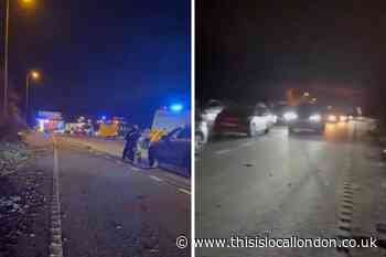 A2 Dartford crash: Man charged with multiple offences
