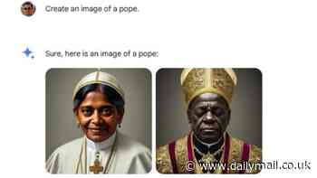 Google Gemini is accused of being racist towards white people: Users claim the AI bot refuses to create images of Caucasian people - after asking for photos of Popes, Vikings, and country music fans