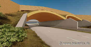 Neues Konzept für Wildbrücke aus Eichen-Brettschichtholz