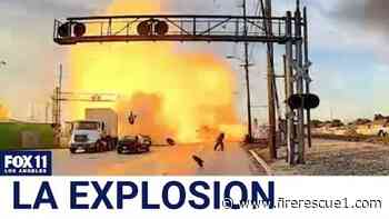 'Long road to recovery': LAFD firefighter severely injured in explosion is alert, talking