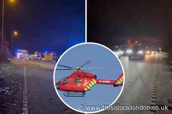 Woman still in serious condition after horror A2 crash