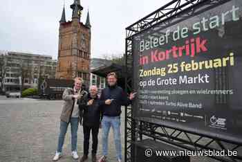 Eerste officieuze start van Kuurne-Brussel-Kuurne in Kortrijk: “Jacht op selfies of handtekeningen doe je nu best in Kortrijk”