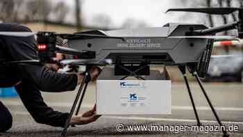 Drohnen als Paket-Lieferdienst: Bundesweit erster kommerzieller Linienflugbetrieb gestartet