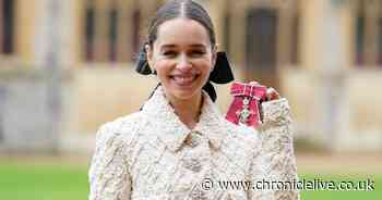 Game Of Thrones star Emilia Clarke made an MBE in ceremony at Windsor Castle