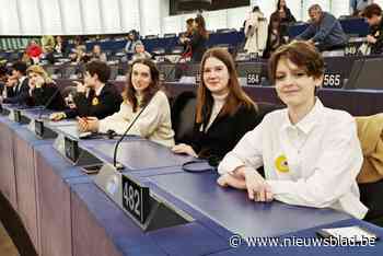 Vijftien leerlingen zijn als enigen in België geselecteerd voor project in Europees Parlement: “De max om hier te zijn”