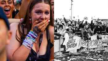 60 years on from the Beatles touching down in Sydney, Taylor Swift inspires a similar hysteria