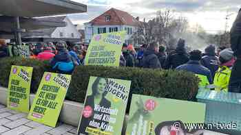 Mehrere Verfahren eingeleitet: Auch Reichsbürger bringen Grünen-Aschermittwoch zum Platzen