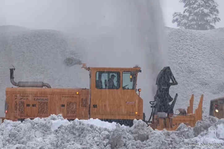 Tahoe Continues To See Heavy Snow