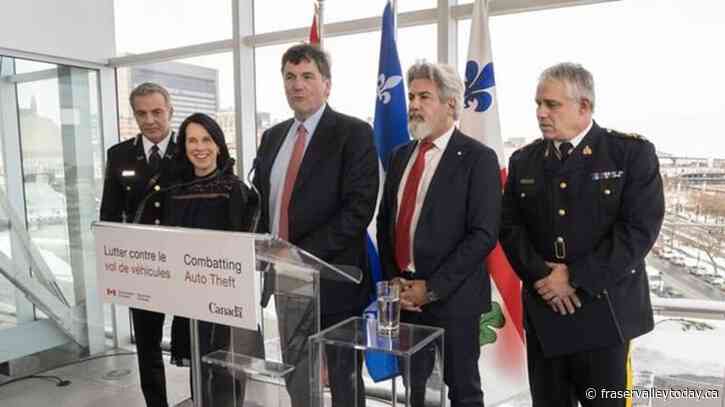 Federal government announces $15 million to combat car thefts across Canada