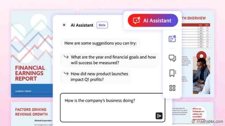 New Adobe 'AI Assistant' will tackle your long, dense PDFs