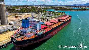 Large ship banned from Australia after sitting stranded in busy port for months during cyclone season