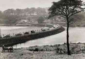 Reservoir parking was in demand for those wanting best views