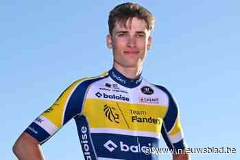 Neoprof Victor Vercouillie rijdt Kuurne-Brussel-Kuurne